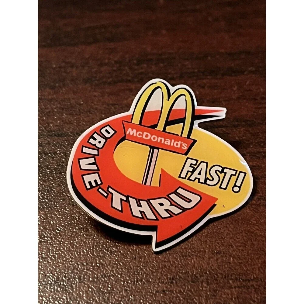 McDonald’s‎ “Drive-Thru Fast!” Employee Lapel Hat Pin